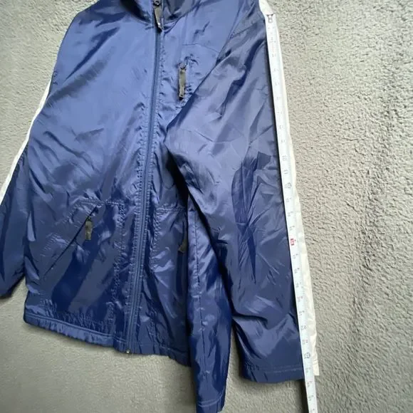 Vintage Y2K NIKE Fleece Lined Full Zip Jacket Mens Medium Shacket Cyber - Picture 7 of 16